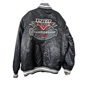 PBR Teams Championship Las Vegas 2022 Bomber Starter Jacket XL Black Bull Riders